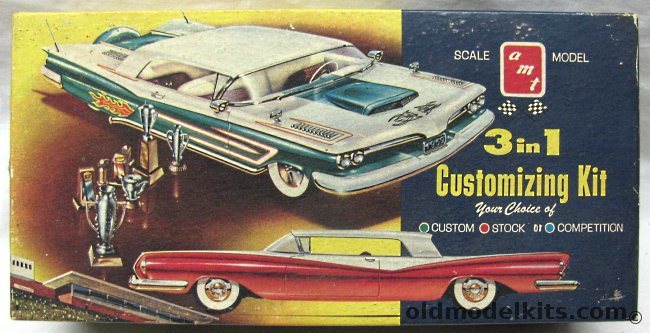 AMT 1/25 1959 Edsel Corsair 3 in 1 Customizing Kit - 2 Door Hardtop, 2HTK-139 plastic model kit